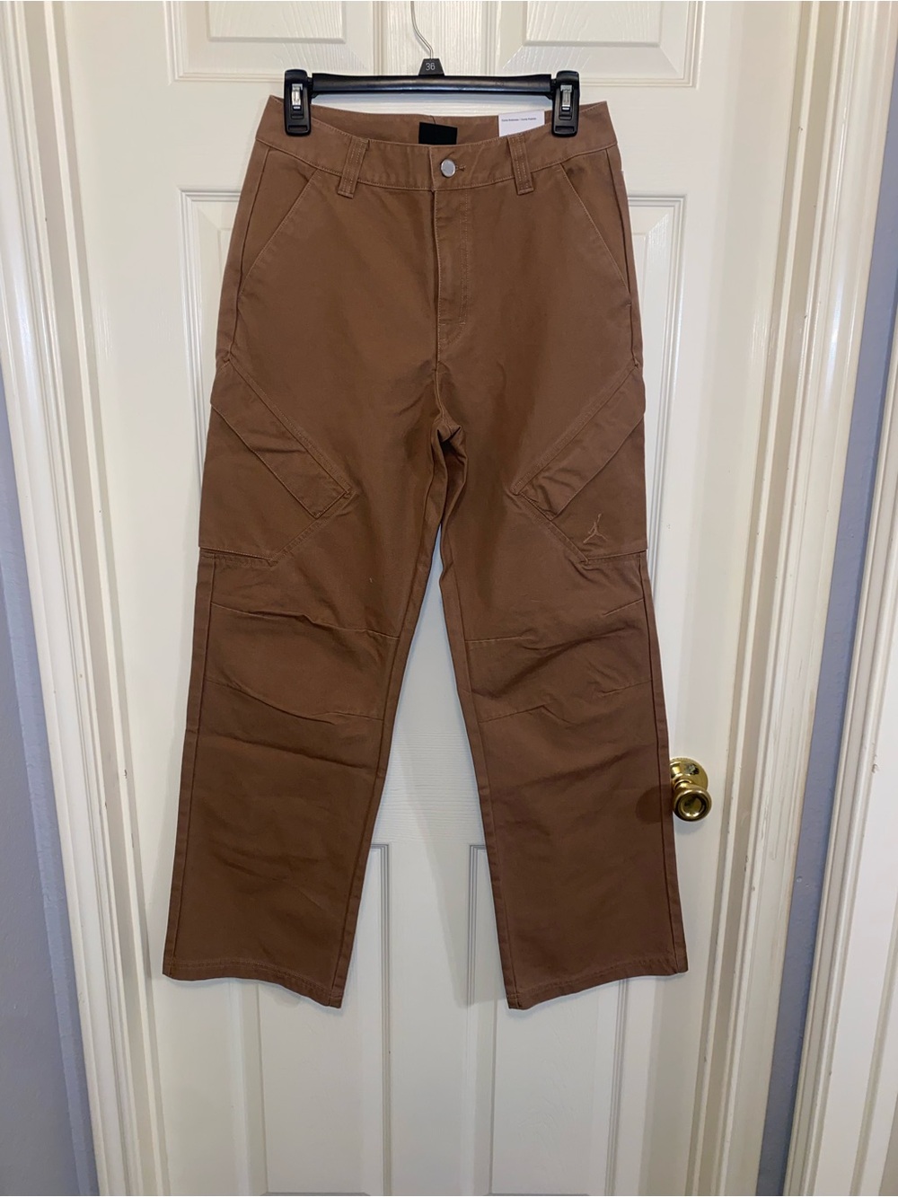 Jordan Women's Straight-Leg Cargo Pants in Brown